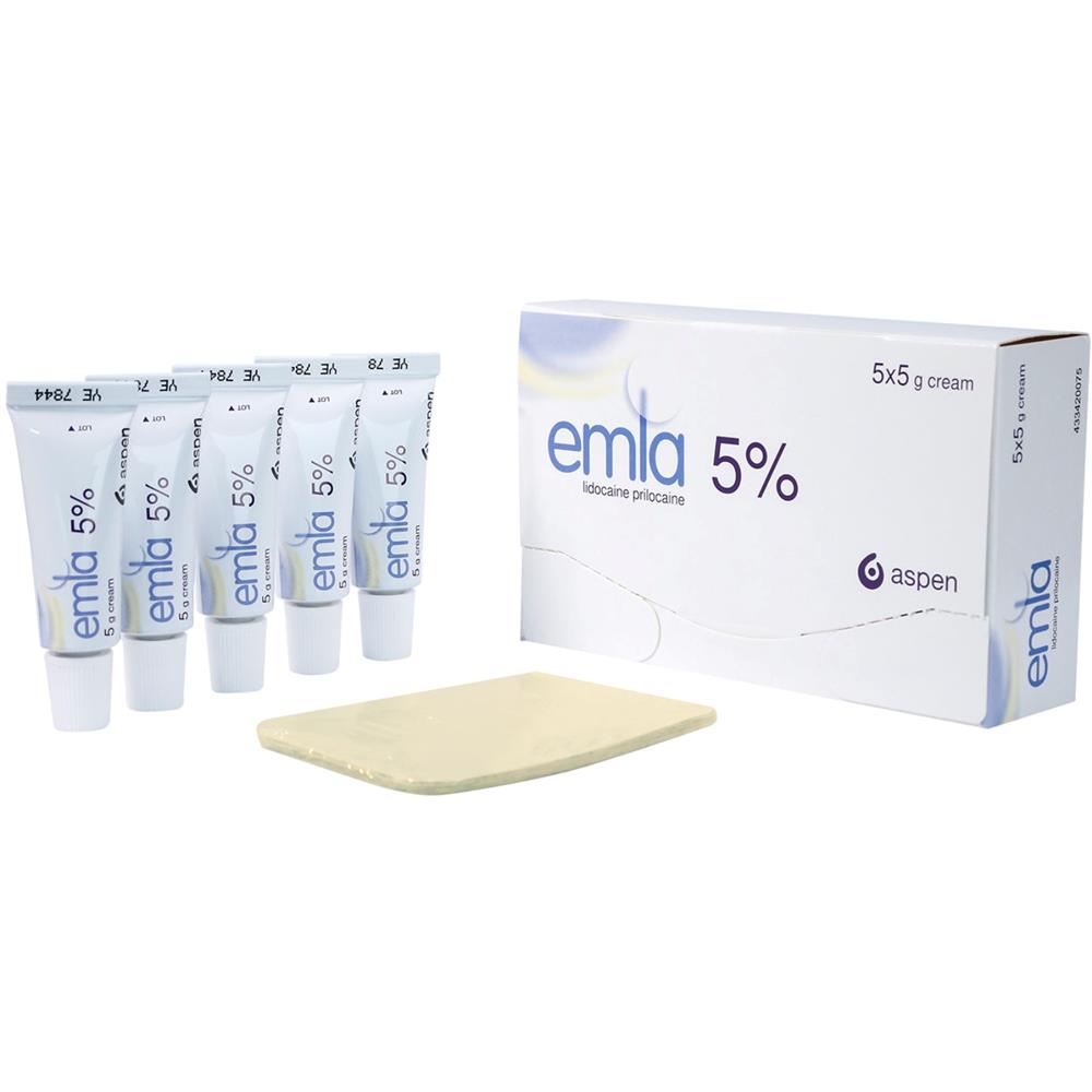 Emla Cream 5% tubes pack 5s