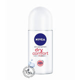 Nivea Deodorant Roll On Feminine Dry Comfort Plus 50 ml