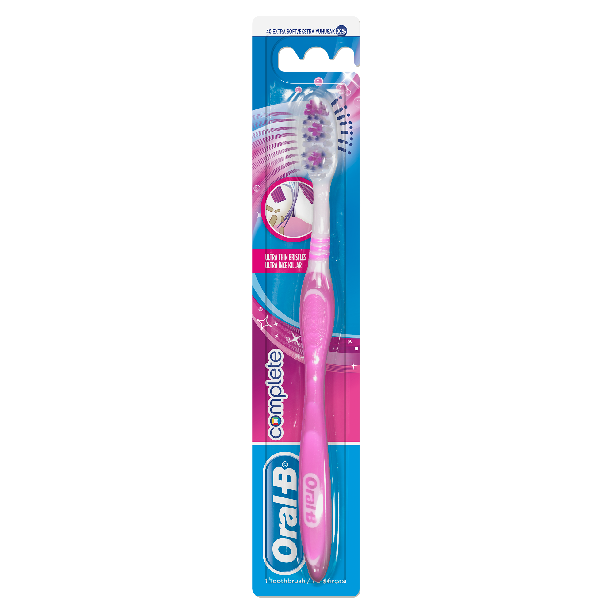 Oral B Toothbrush Compact Ultra Thin 40 Medium - 30046