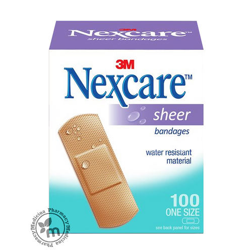 3M Nexcare Sheer Bandage 656-100 Box