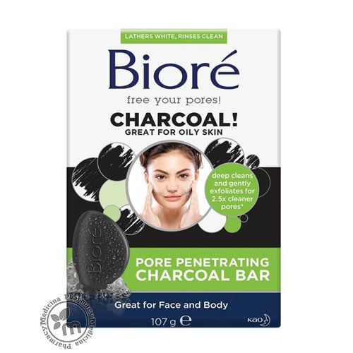 Biore Charcoal Facial Cleanser Bar