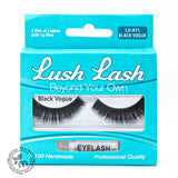 Lush Lash Eyelashes Black Vogue 611