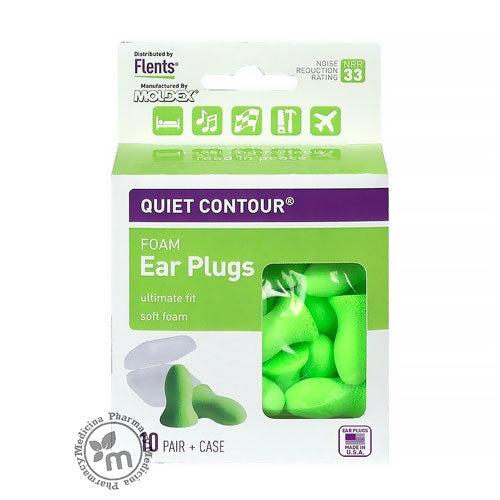 Quiet Contour Comfort Foam Earplug 10 pairs - 68033