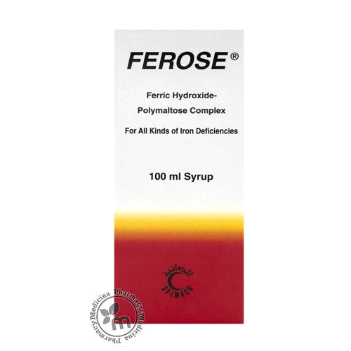 Ferose Iron Syrup, 100ml, Medicina Pharmacy – Medicina Online Pharmacy