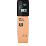 Mny Fit Me 221 Matte + Poreless 16H Oil Control Foundation 30Ml 30Ml