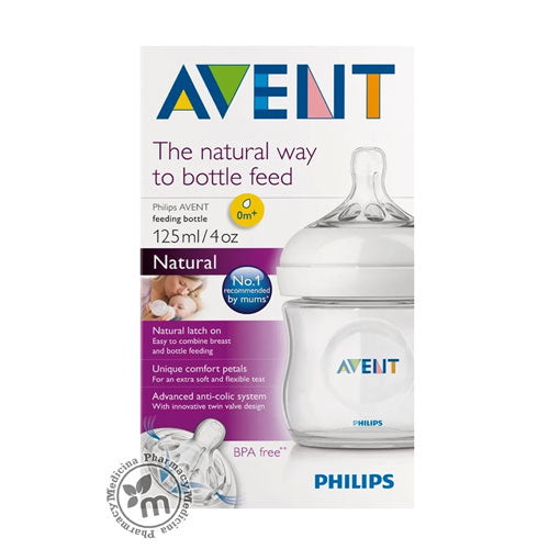 Avent Natural Feed Bottle 125 ml PA400