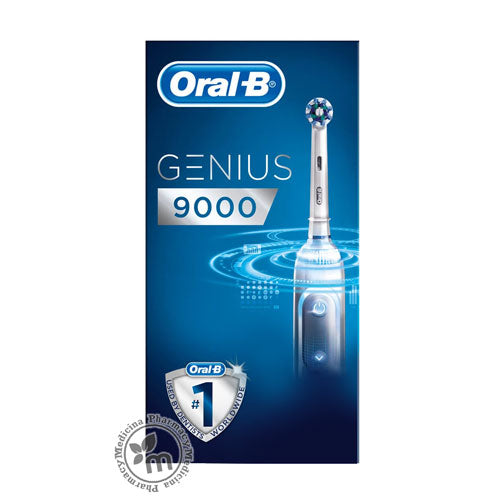 Braun Oral B White Electric Toothbrush Genius 9000 701.545.6Xc