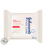 Johnsons Facial Wipes Normal Skin 25s