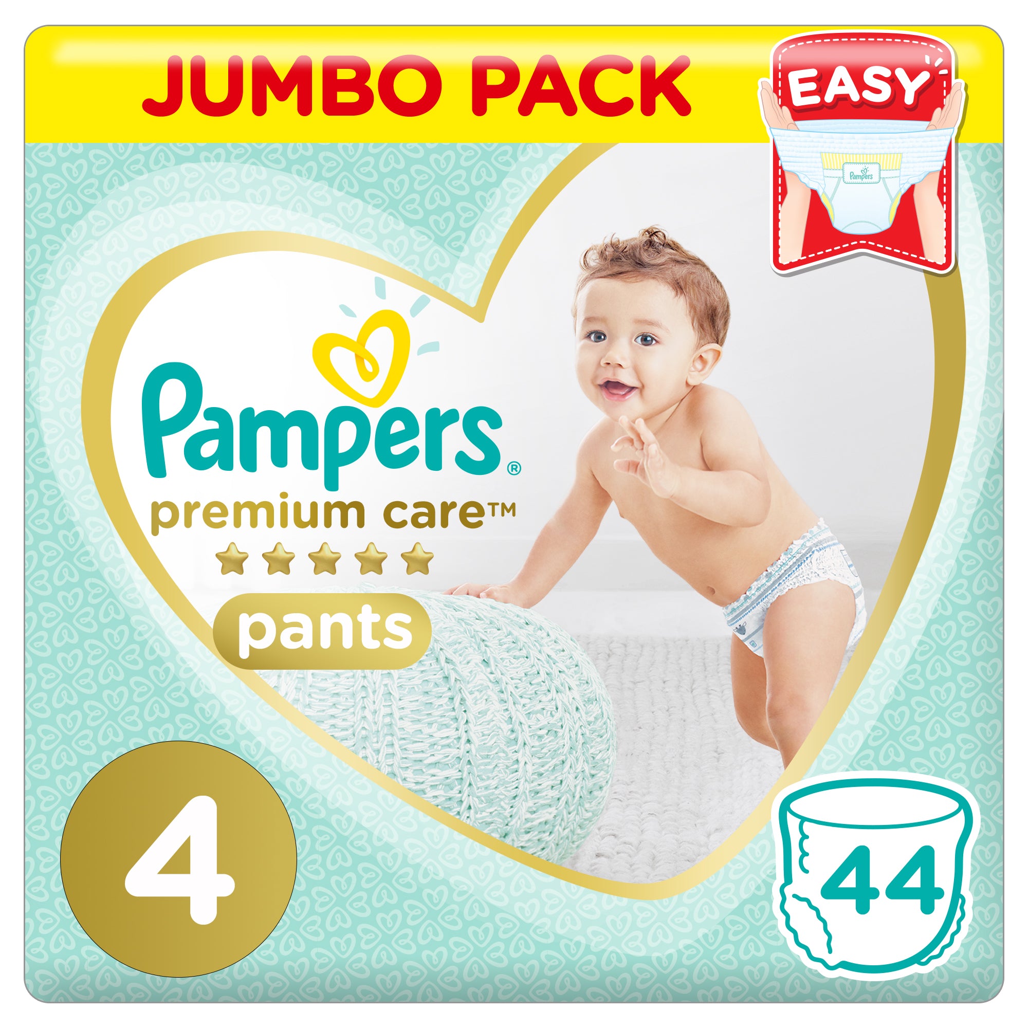 Pampers Premium Care Pants Jumbo Pack Size 4 - 30213 (9-14Kg)