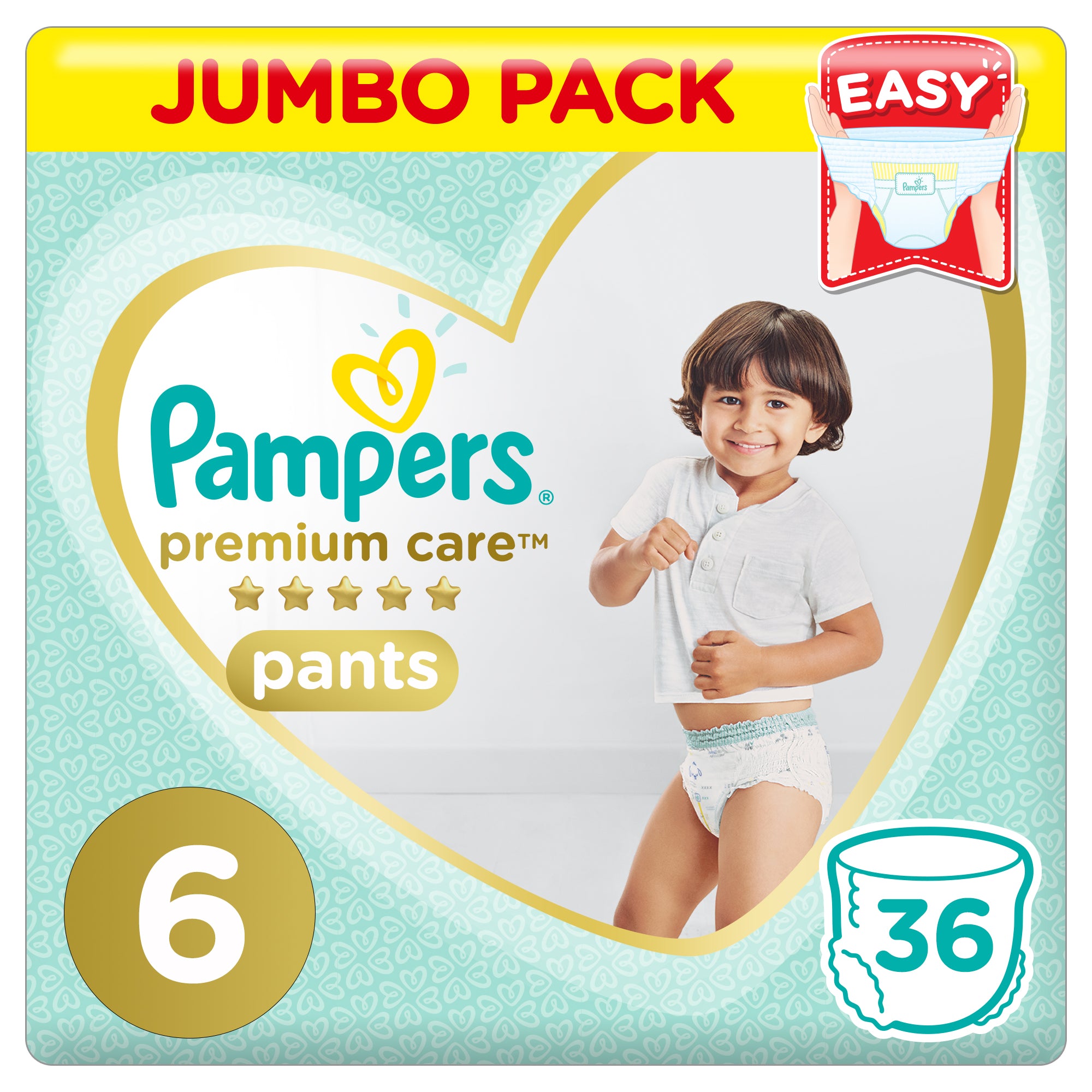 Pampers Premium Care Pants Jumbo Pack Size 6 - 30215 (16+ Kg), Medicina  Pharmacy – Medicina Online Pharmacy