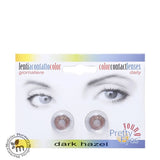 Pretty Eyes Daily Contact Lenses Dark Hazel 2s