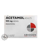 Ацетамол Парацетамол 500 мг Таблетки 20 шт.
