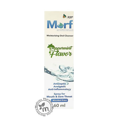 Morf Peppermint Alcohol Free Mouthwash Spray