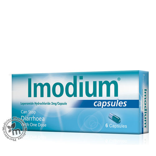 Imodium Capsules 6s | Medicina Pharmacy – Medicina Online Pharmacy | UAE