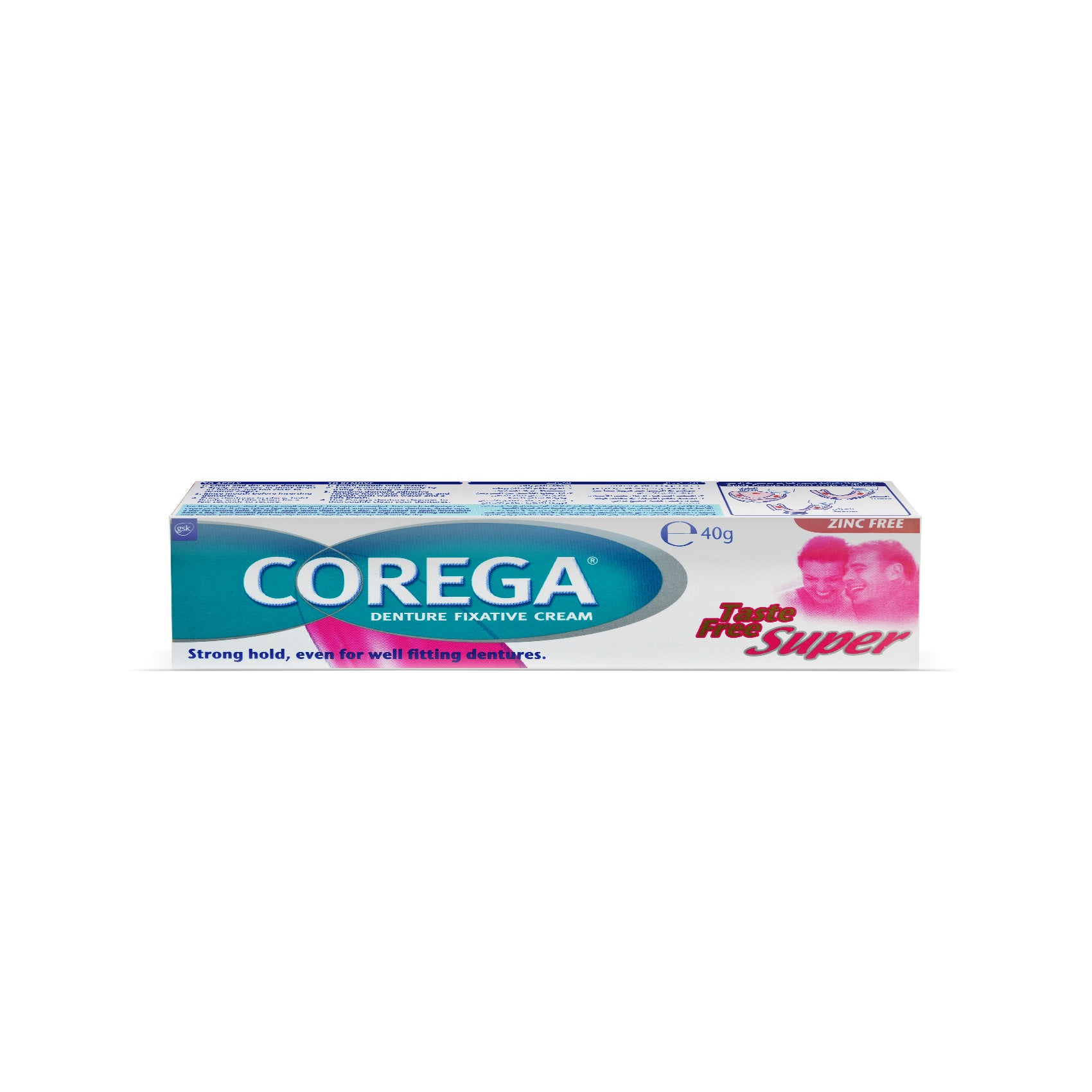 Corega Super Taste Free, 40Gm