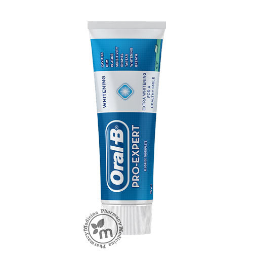 Oral B Toothpaste Pro Expert Whitening 75ml | Medicina Pharmacy ...