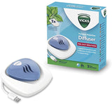 Vicks Portable Waterless Diffuser With 2 Pads
