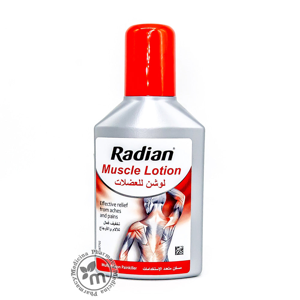 Radian Muscle Lotion 125ml | Medicina Pharmacy – Medicina Online ...