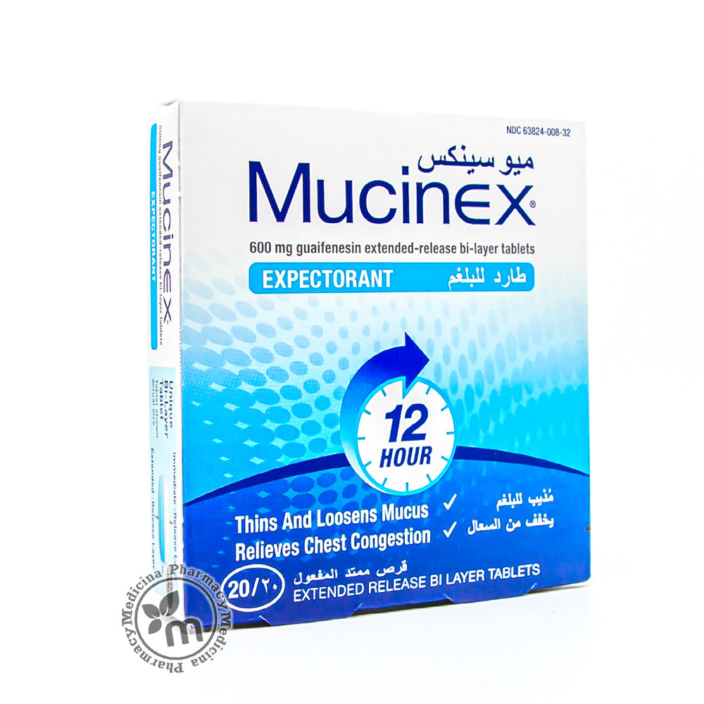 Mucinex 600mg Tablets 20S