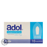 Adol  Suppositories 250mg 10s