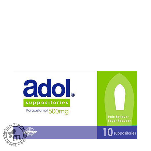 Adol 500 mg Suppositories 10s