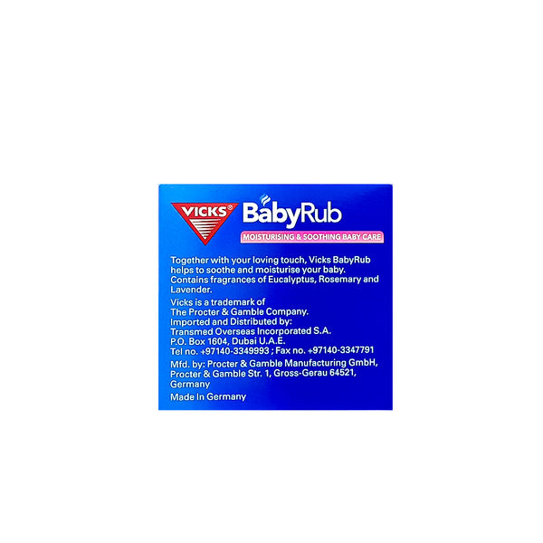 Vicks babyrub best sale comfort for babies