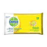 Dettol Antibacterial Fresh Wipes 10s