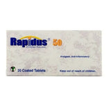 Rapidus 50Mg Tablets 20's