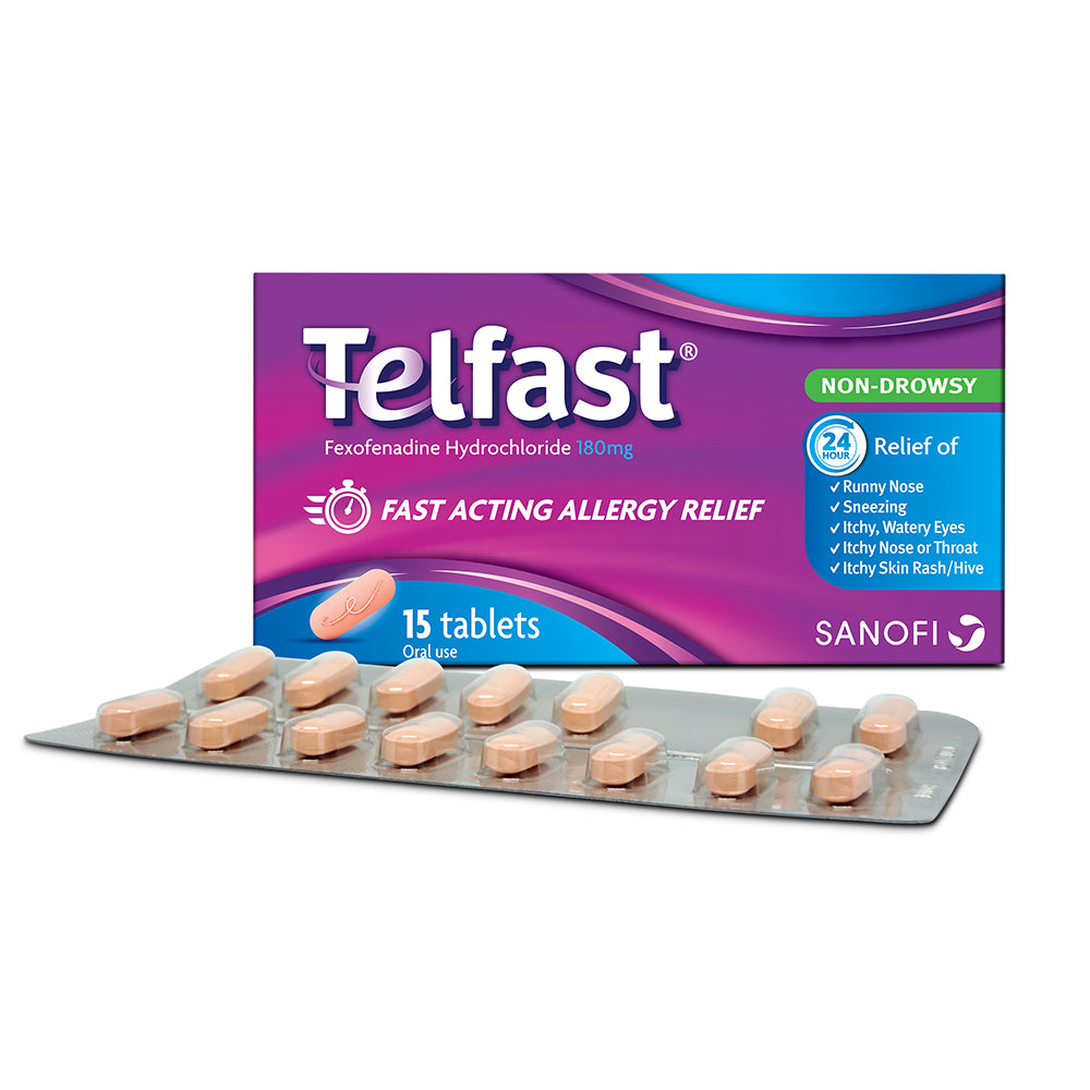 Telfast 180mg Tablets 15s