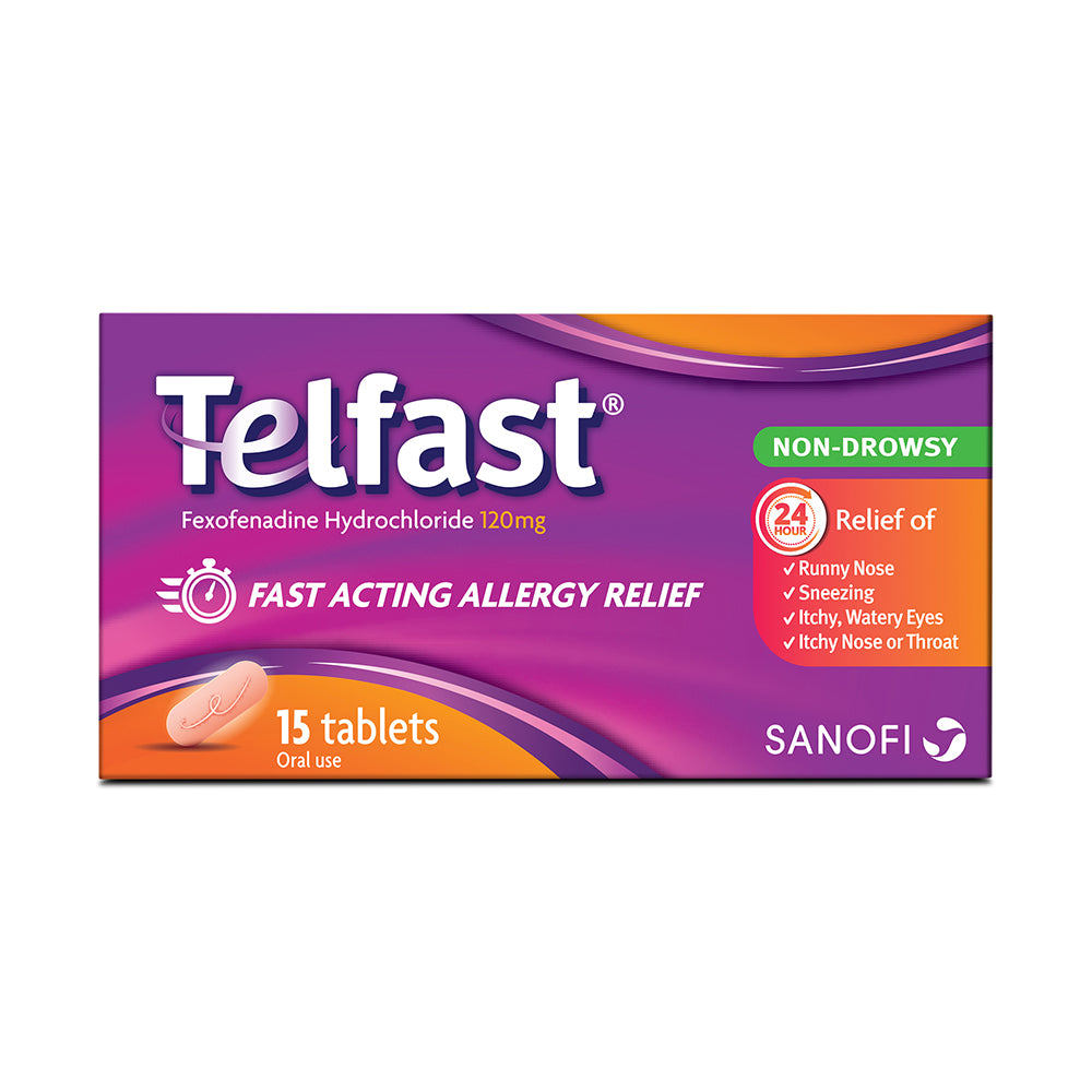 Telfast 120mg Tablets 15s