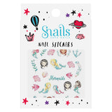 Snails Mermaids Nail Stickers - AE023