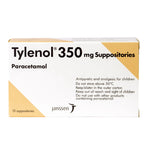 Tylenol 350mg Suppositories 10s